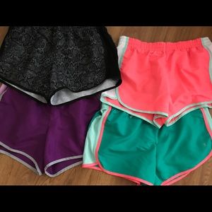 4 pairs !!!! Danskin running workout shorts bundle